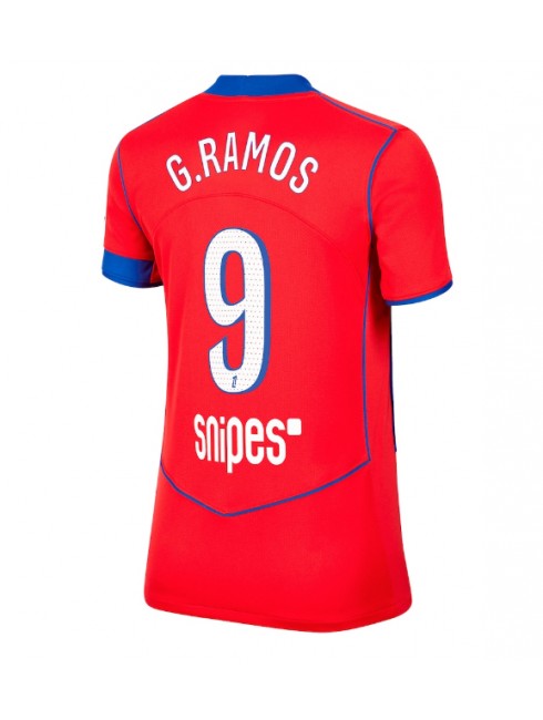 Paris Saint-Germain Goncalo Ramos #9 Replika Tredje Kläder Dam 2025-26 Kortärmad Paris Saint-Germain Goncalo Ramos #9 Replika Tredje Kläder Dam 2025-26 Kortärmad